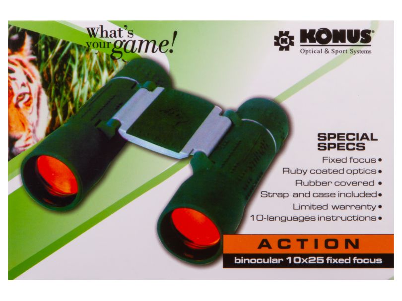 Бинокль Konus Action 10x25 FF