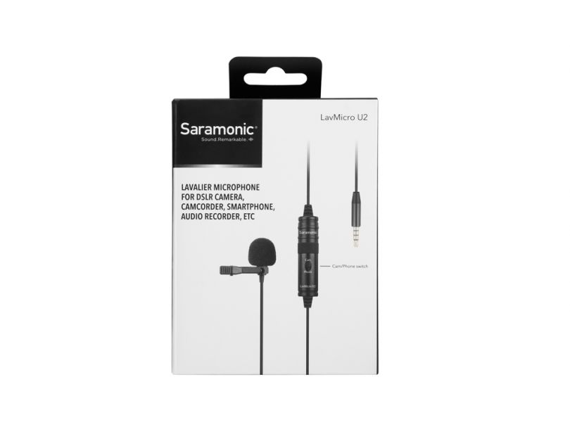 Микрофон Saramonic LavMicro U2 Петличный микрофон с кабелем, разъем 3.5 мм
