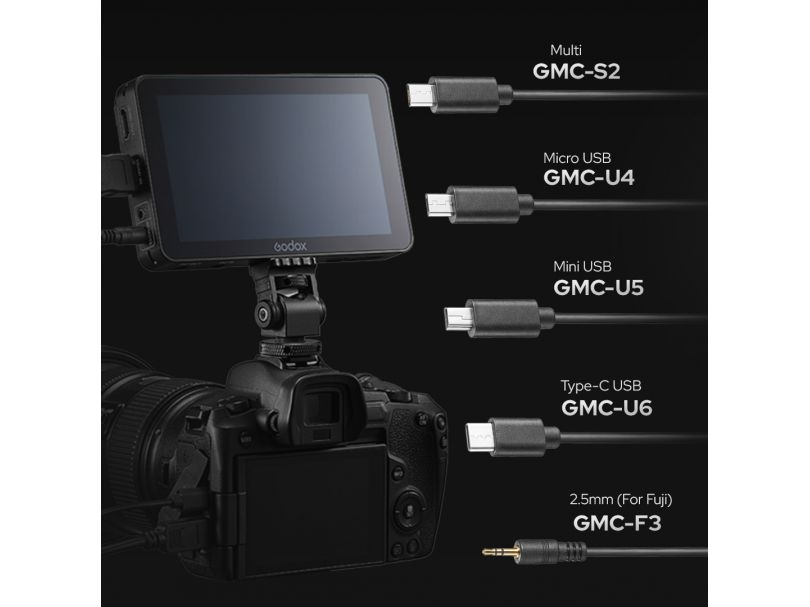 Кабель управления Godox GMC-U5 (Mini USB) для GM6S, GM7S