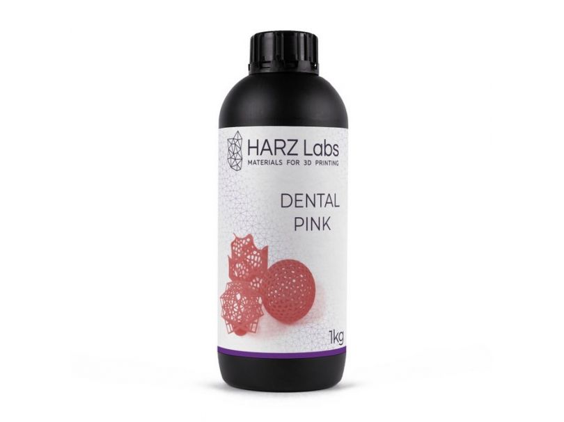 Фотополимер HARZ Labs Dental Pink LCD/DLP 1 л