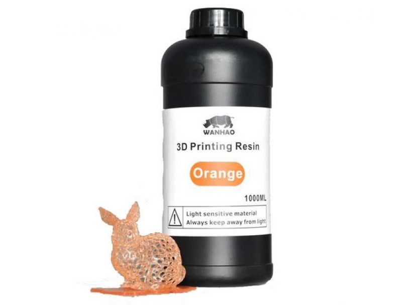 Фотополимерная смола Wanhao Resin оранжевый 1 л