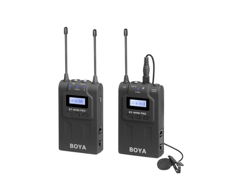 Boya BY-WM8 PRO-K1 Двухканальная беспроводная микрофонная система УКВ