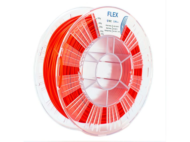 FLEX пластик REC 2.85мм красный