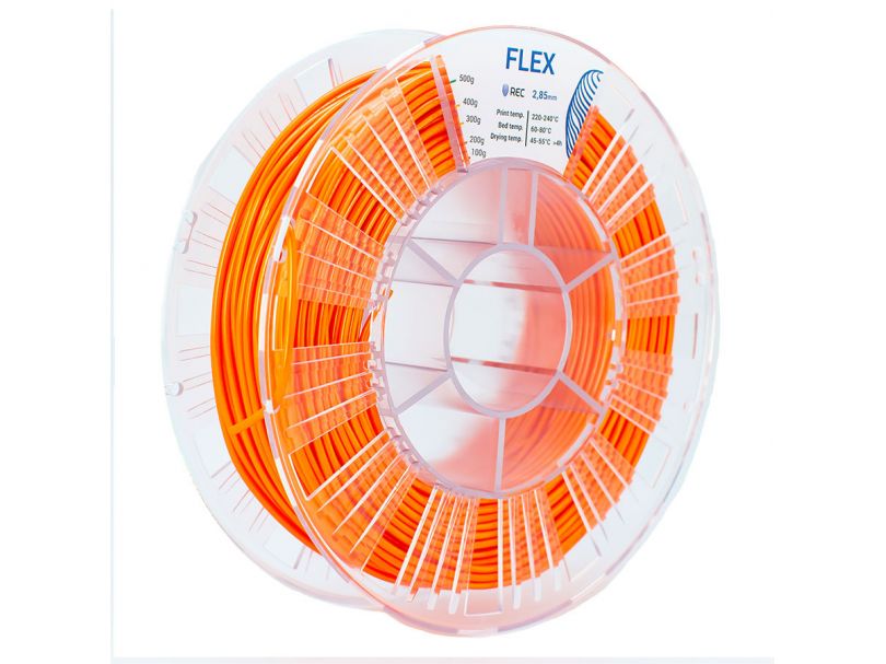 FLEX пластик REC 2.85мм оранжевый