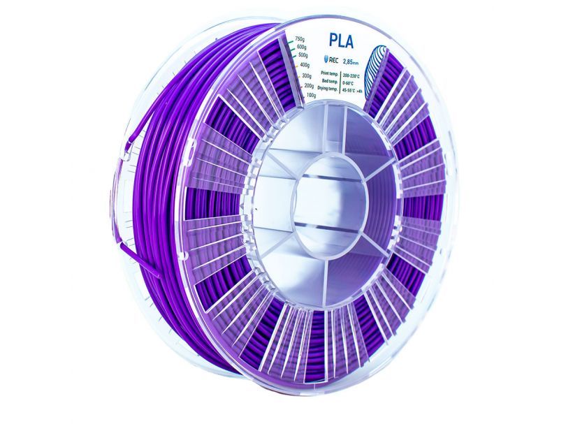 PLA пластик REC 2.85мм фиолетовый