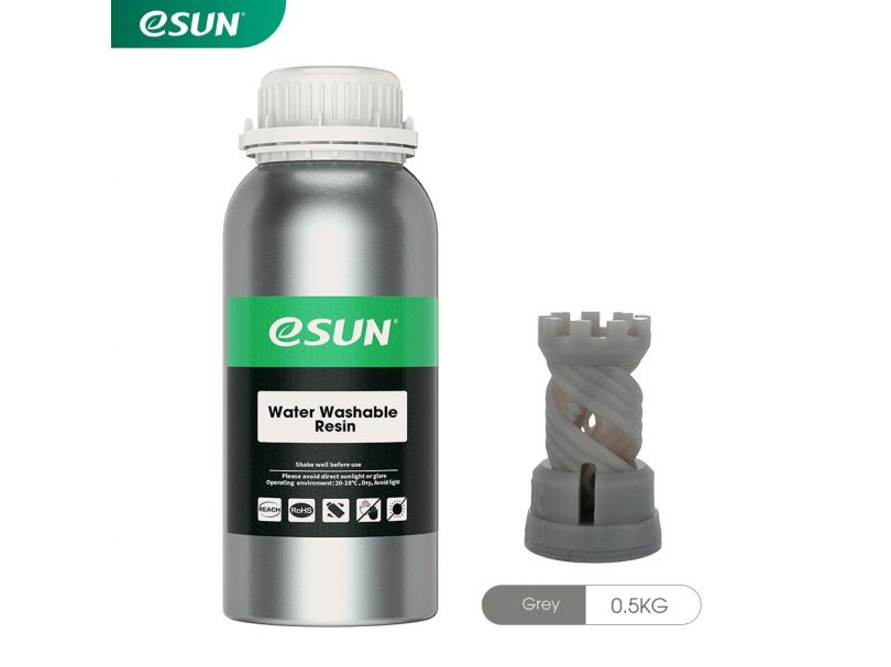 Cмола 3D eSUN Water Washable Серый - Т0031789, 0,5 КГ