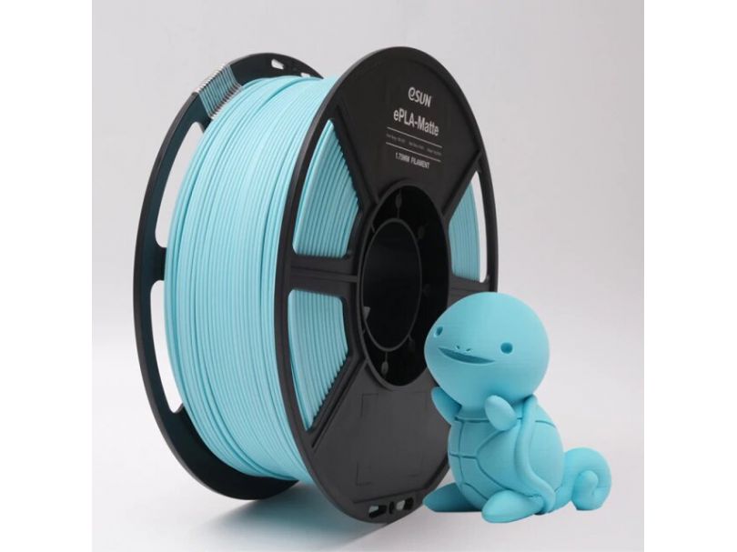 ePLA-Matte filament, 1.75 mm, light blue, 1 kg/