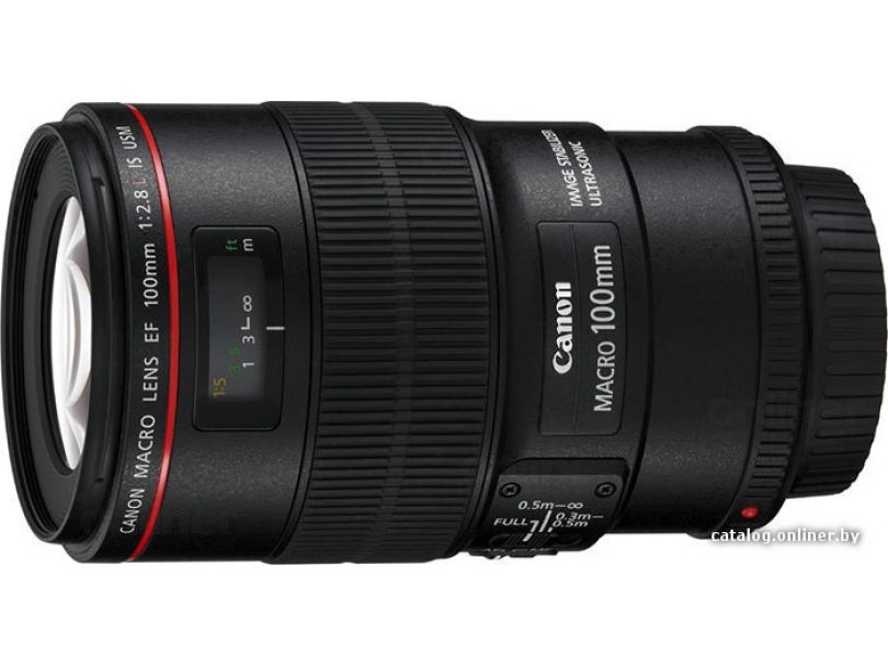 Объектив Canon EF 100mm f/2.8L Macro IS USM