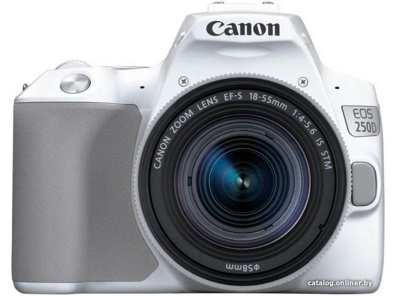 Зеркальный фотоаппарат Canon EOS 250D Kit 18-55 IS STM (белый)