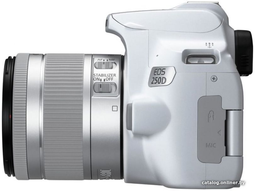 Зеркальный фотоаппарат Canon EOS 250D Kit 18-55 IS STM (белый)