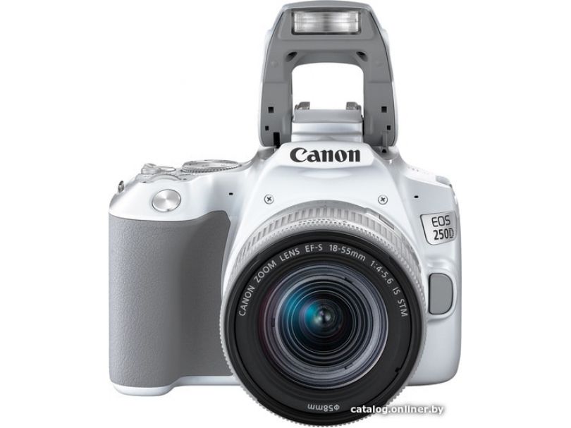 Зеркальный фотоаппарат Canon EOS 250D Kit 18-55 IS STM (белый)