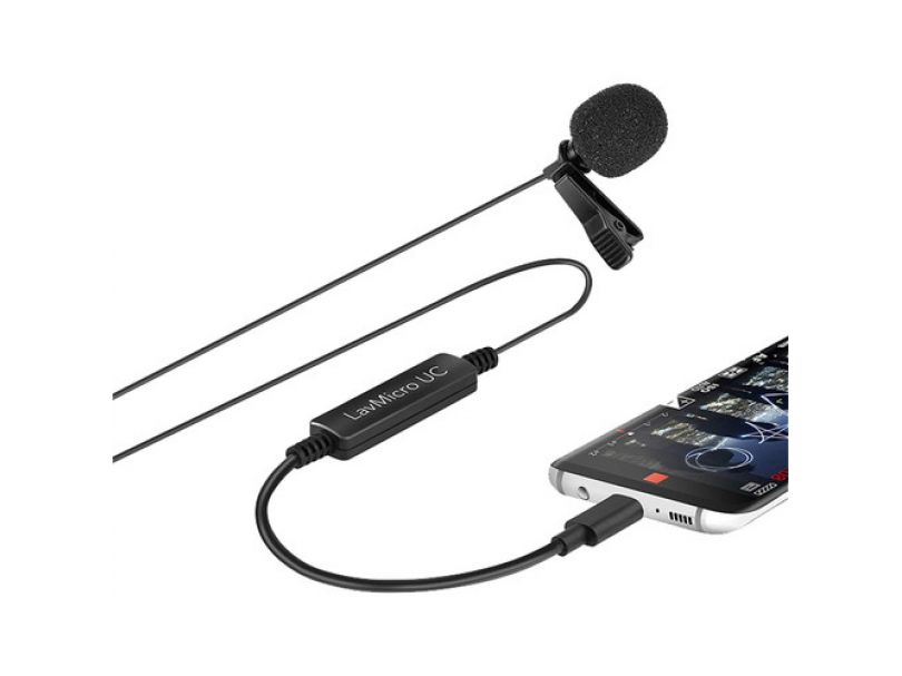 Микрофон Saramonic LavMicro UC нагрудный для смартфонов с кабелем 1,7м (вход USB-C)