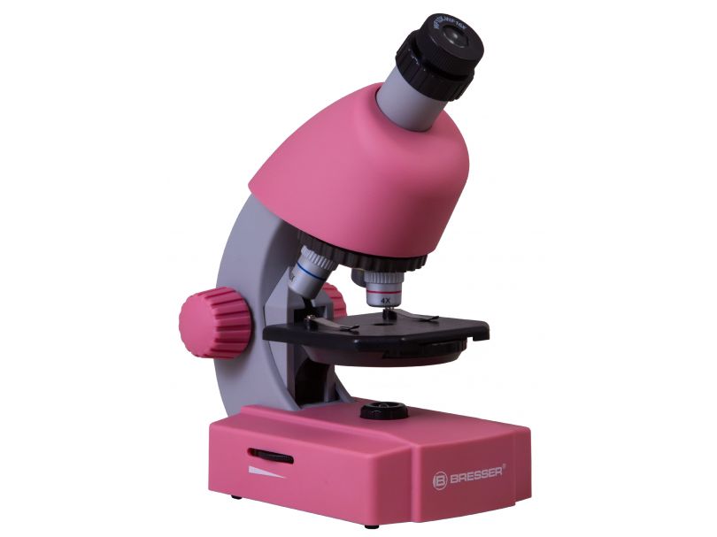 Микроскоп Bresser Junior 40–640x, розовый