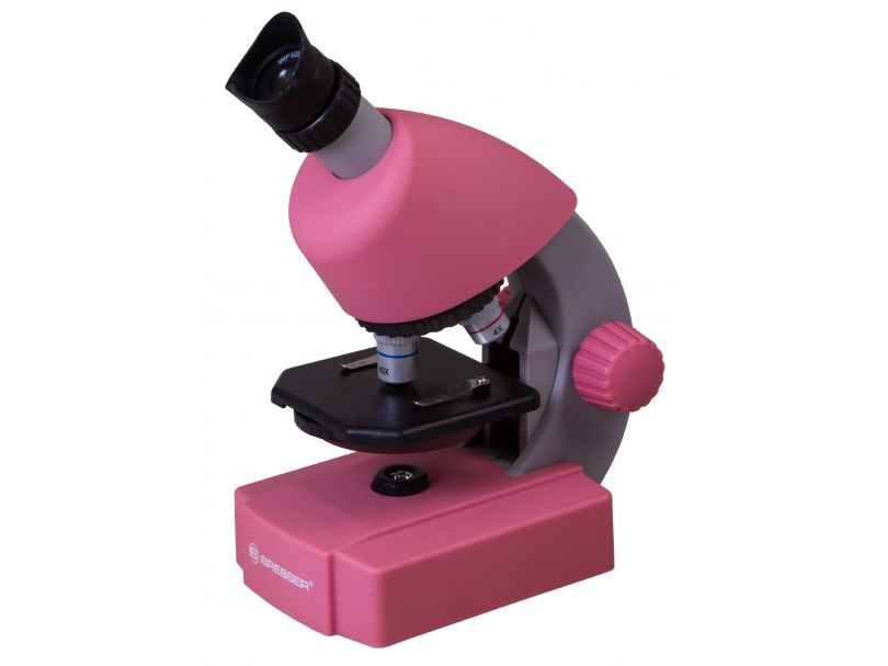 Микроскоп Bresser Junior 40–640x, розовый