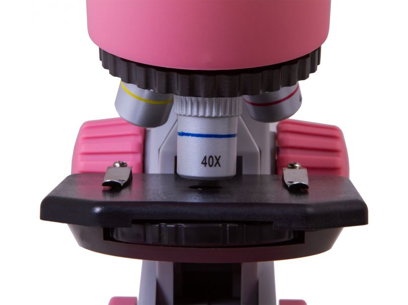 Микроскоп Bresser Junior 40–640x, розовый