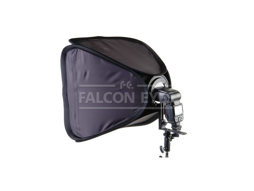 Софтбокс Falcon Eyes EB-060 60x60cm с переходником для накамерных вспышек